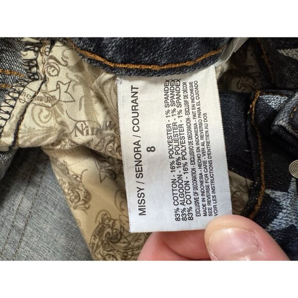 Nine West Vintage America Collection Size 8/29 Denim Jean Shorts Holiday Summer - Picture 11 of 16